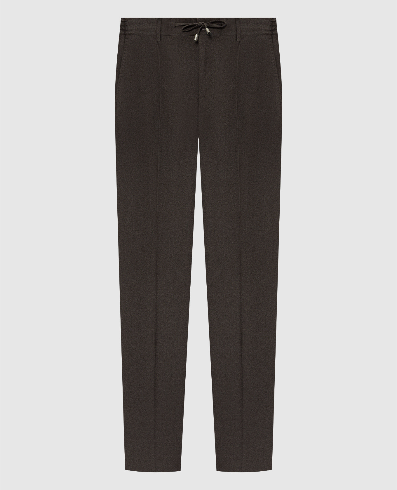 Brown cashmere pants