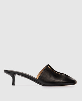 Marsell Cotama black leather mules MW8790P091