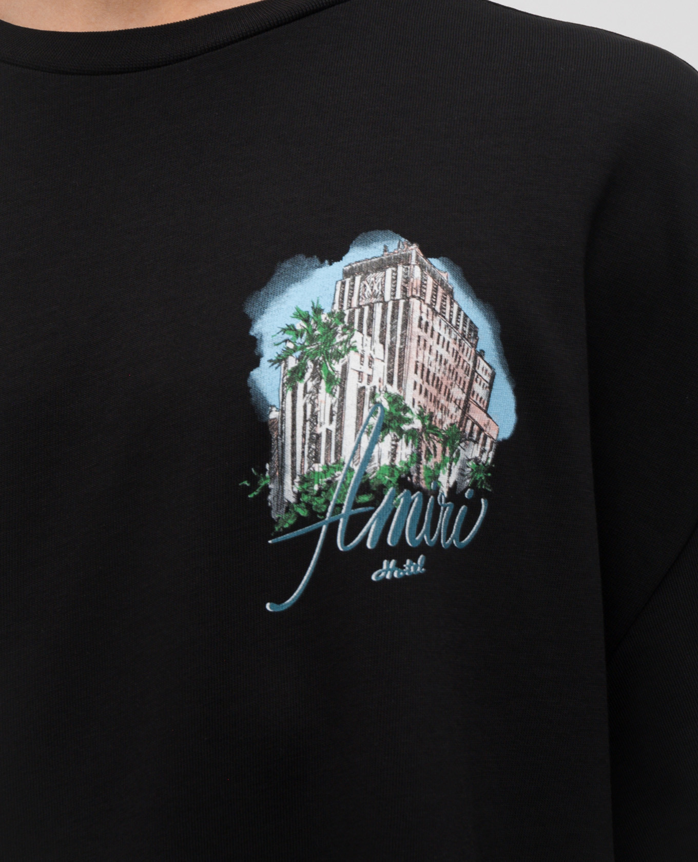 Black T-shirt HOTEL AMIRI 5
