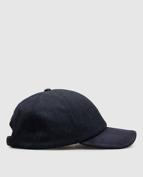 Stefano Ricci Blue cashmere cap MCV63SB25EL109HA
