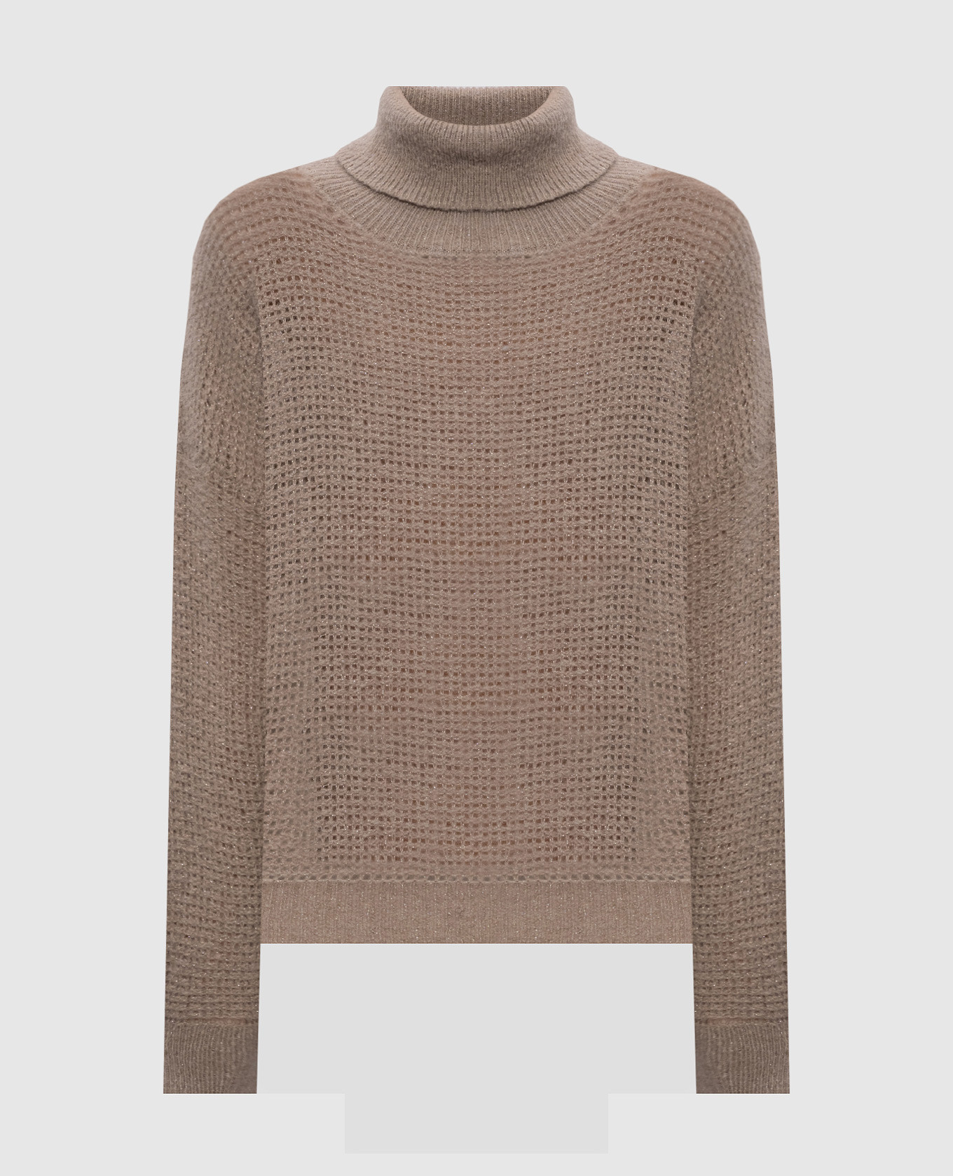 

Brown alpaca wool sweater Peserico