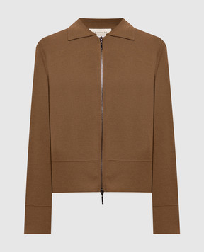 Max Mara Brown wool cardigan MMLSNACK