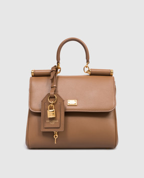 Dolce&Gabbana Brown leather bag My Sicily BB7781B7321