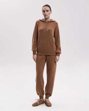 Babe Pay Pls Brown cashmere tracksuit MD989341R