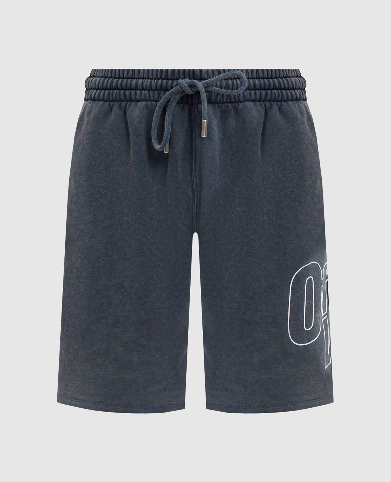 

Blue shorts with logo print Off-White