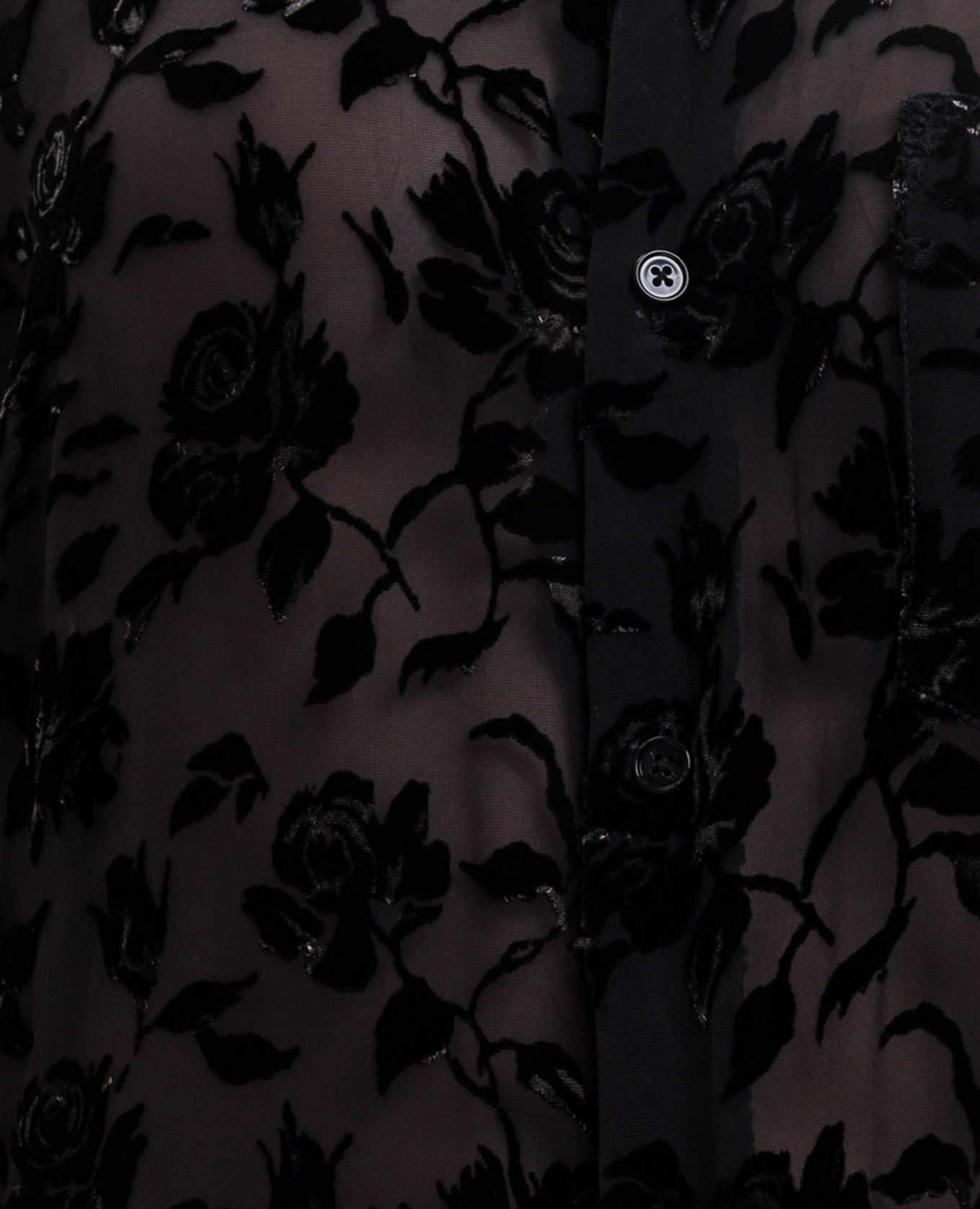 Elisabeth black blouse with silk Ann Demeulemeester 5