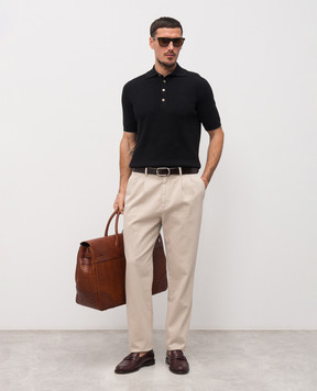 Brunello Cucinelli Black polo M29400025