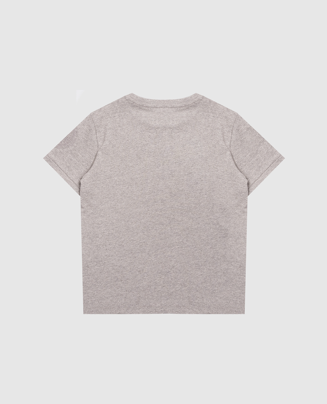 Children's gray T-shirt with embroidery Balmain 2