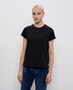 Momoni Black Viva T-shirt MOTS018MO29