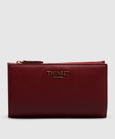 Burgundy purse