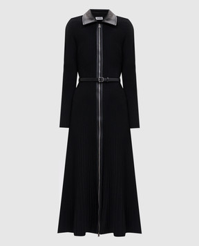 Simkhai Ismelle black ribbed midi dress 5261027K