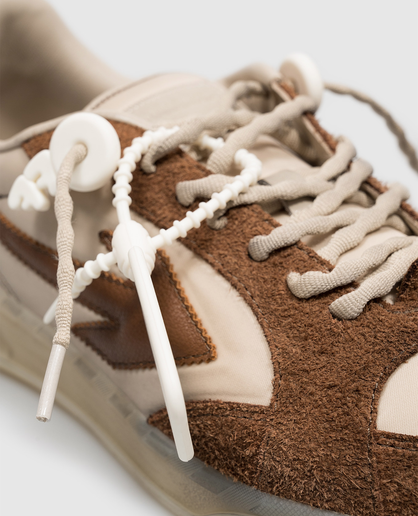 End Of Play brown combination sneakers Off-White 5