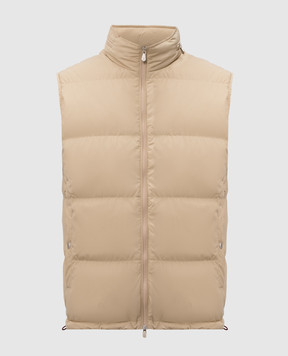 Brunello Cucinelli Beige down vest MV4081611