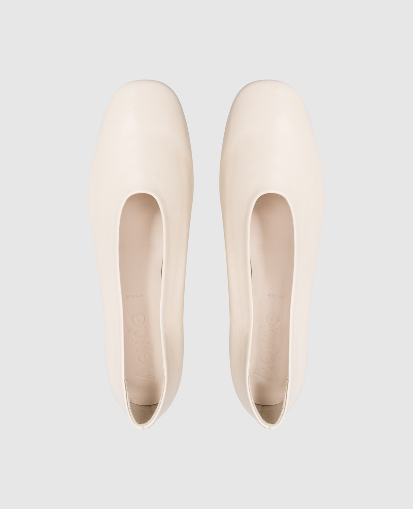 Delia ivory leather shoes Aeyde 4