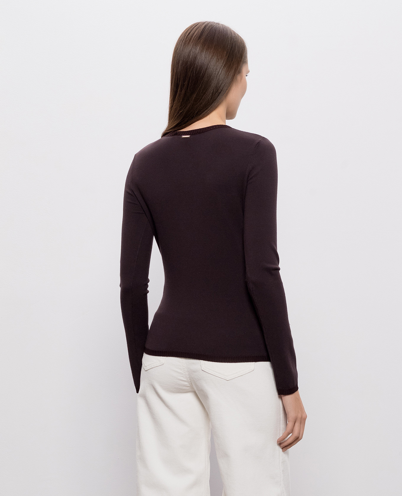 Burgundy jumper Twinset 4