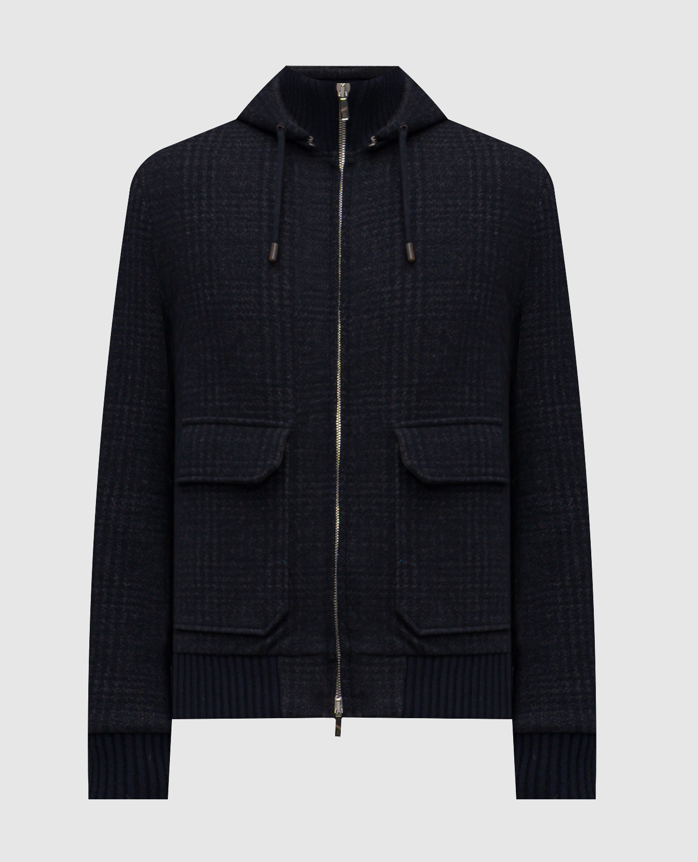

Blue jacket with wool CAPOBIANCO