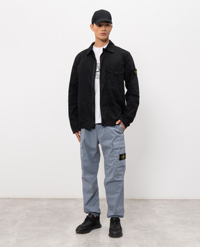 Stone Island Black shirt-style jacket L1S151200001S0004