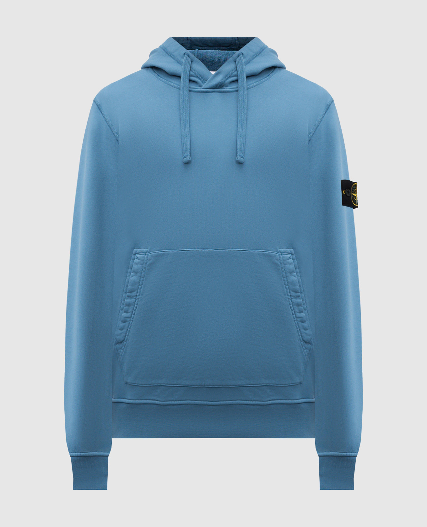 

Blue hoodie with logo Stone Island, Light blue
