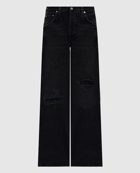 CITIZENS OF HUMANITY Black Ayla distressed jeans 2053C3062