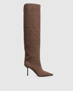 Le Silla Brown suede over the knee boots BELLA 4276C080BXPPVEP