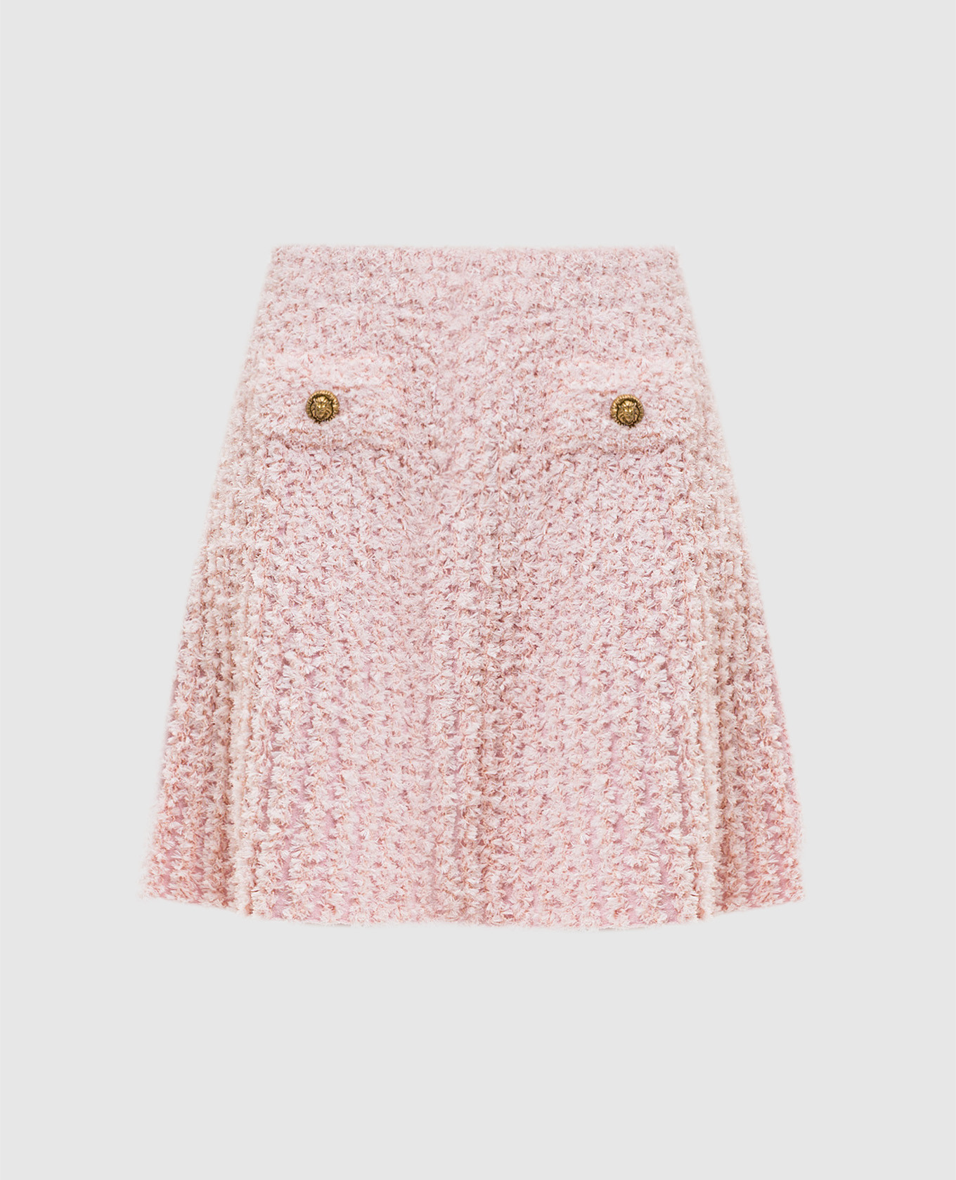 Pink tweed skirt