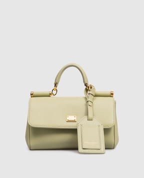 Dolce&Gabbana Green leather bag My Sicily BB7864B7321