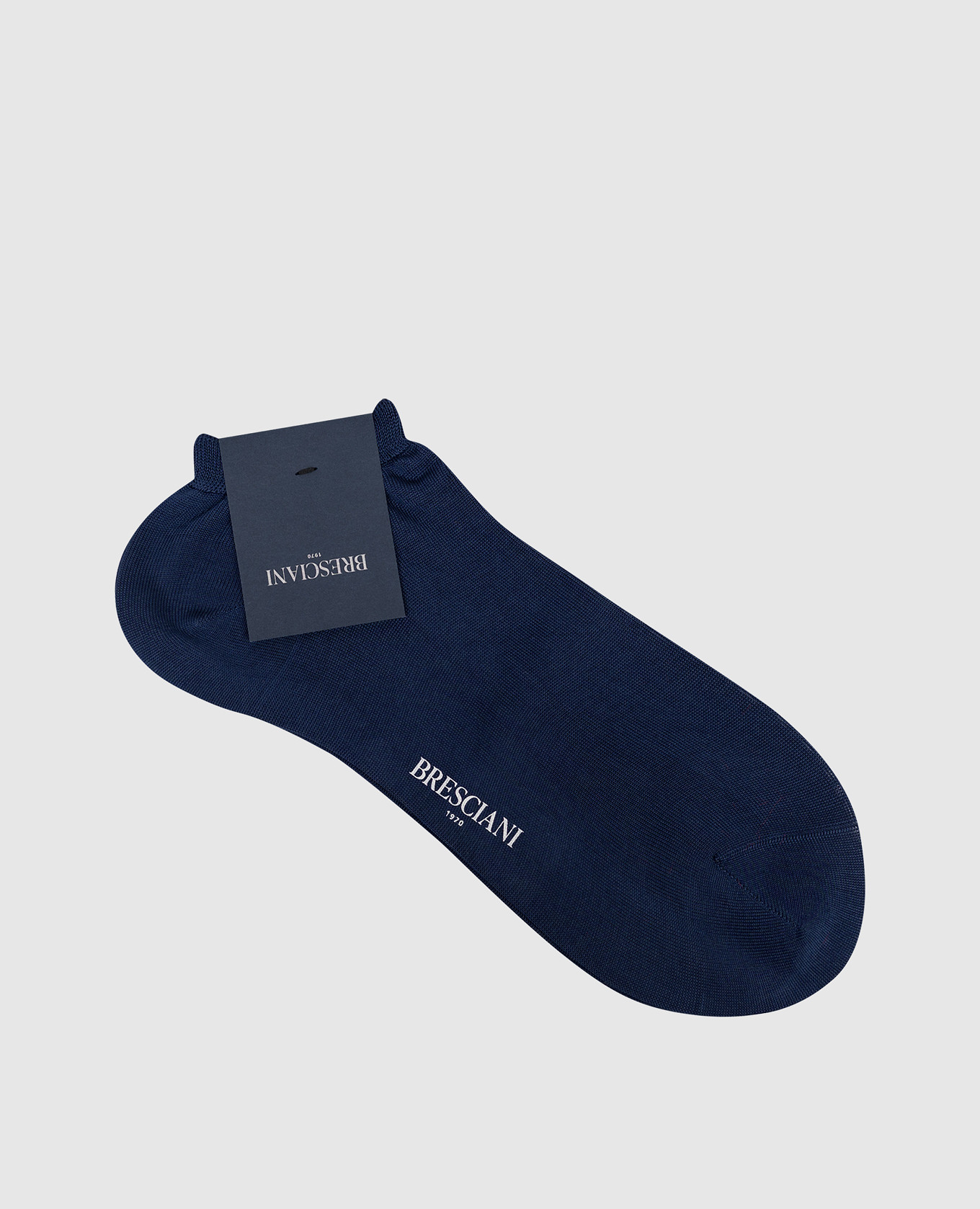 Blue short cotton socks