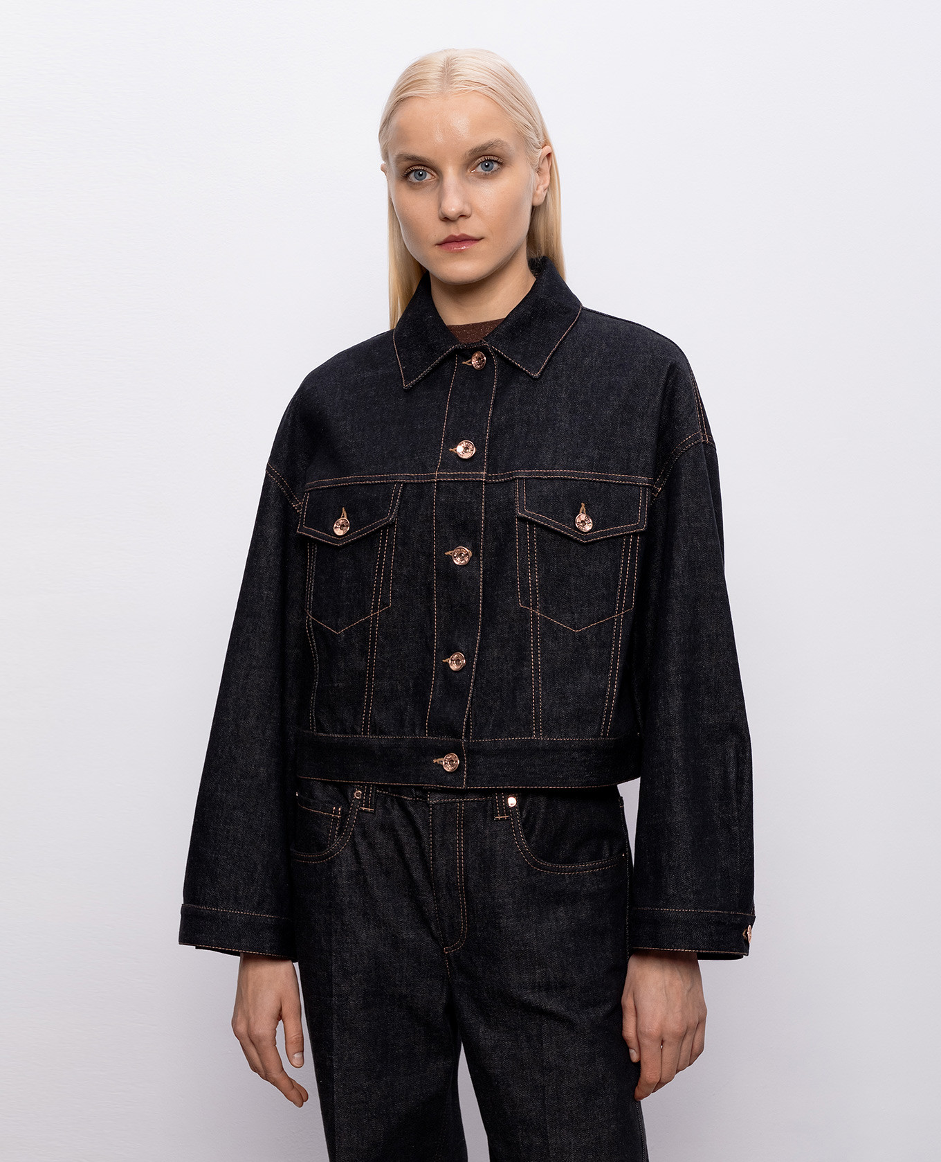 

Black denim jacket Brunello Cucinelli