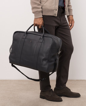 Gianni Chiarini Blue travel bag with logo embossing BSNB20219GRNCRV