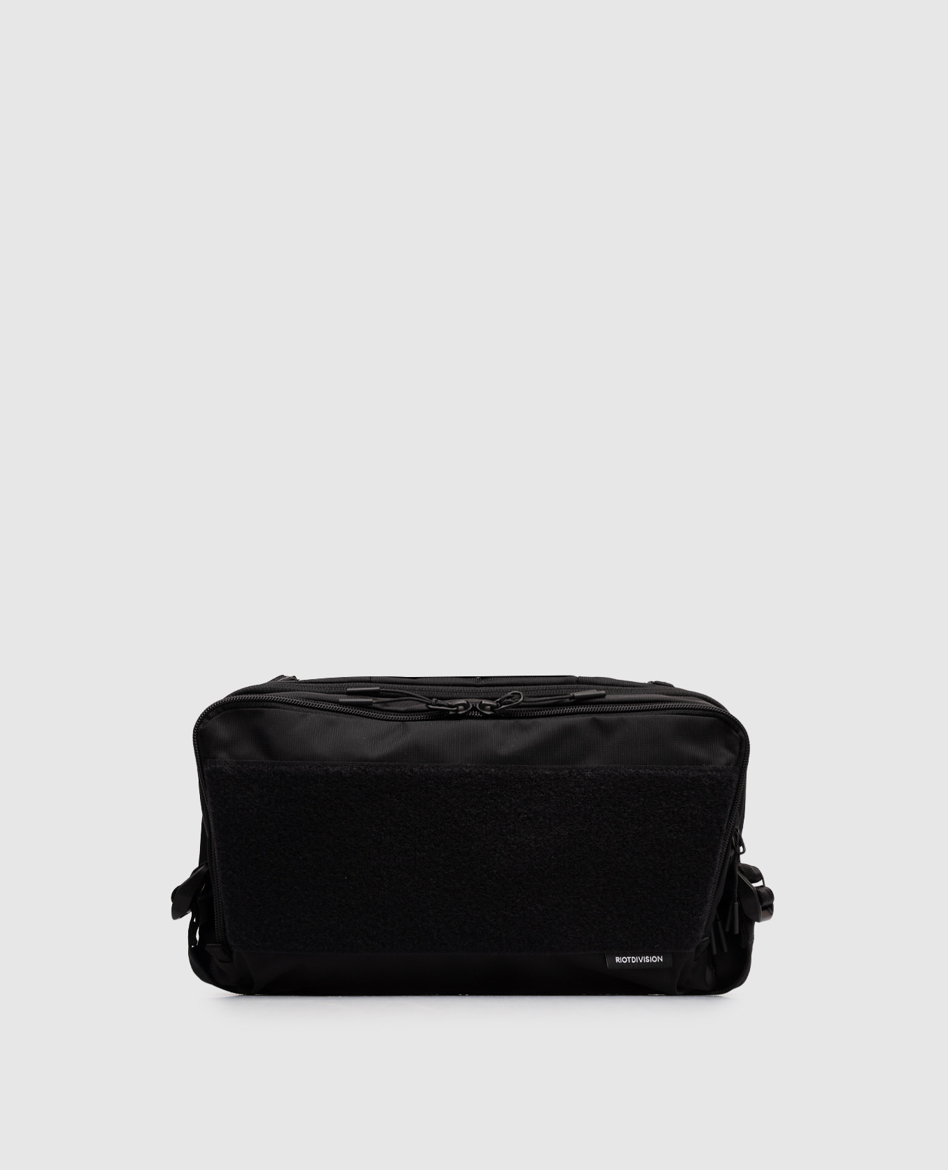 

Black convertible bag with logo Riotdivision