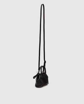Y`S Yamamoto Black leather mini bag YKI01710