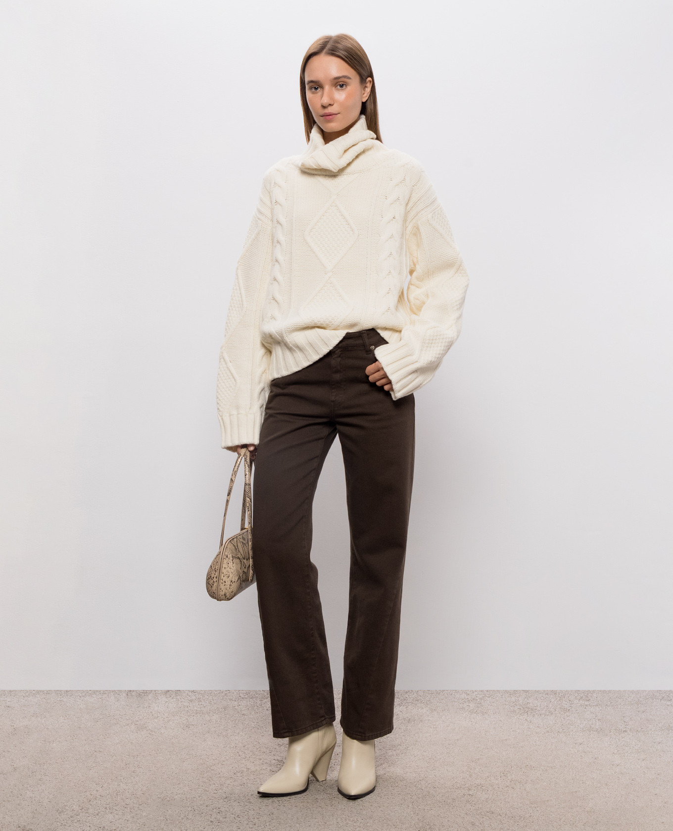 Ivory wool sweater Woolrich 2