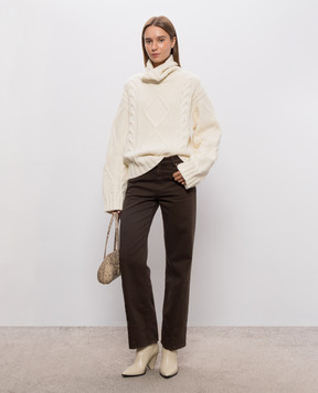 Woolrich Ivory wool sweater CFWWKN2061FRUF0706