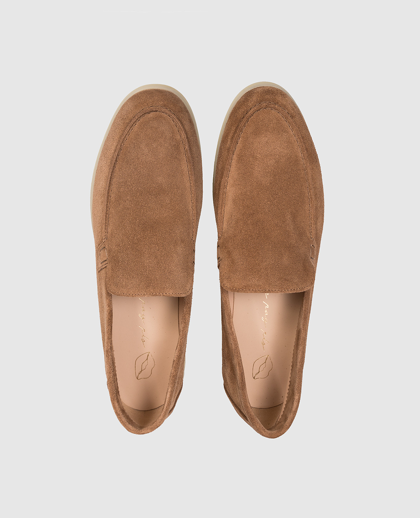 

Brown suede loafers Babe Pay Pls