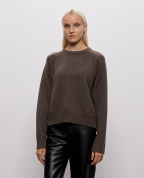 Loulou de Saison Brown Breha wool and cashmere sweater BREHA