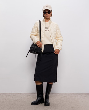 Max & Co Ivory T-shirt with inscription MCOTALENTO