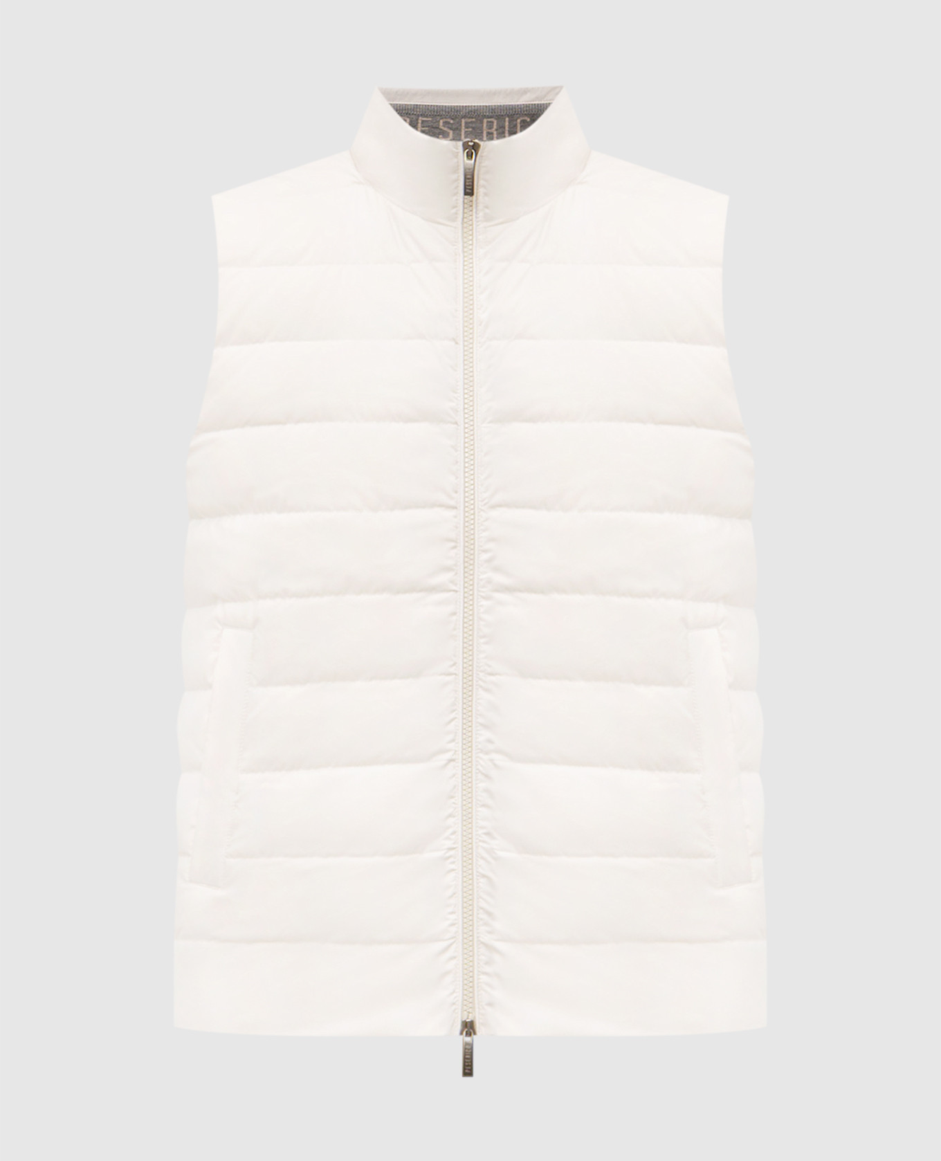 White down vest