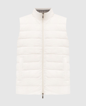 Peserico White down vest R530773604I