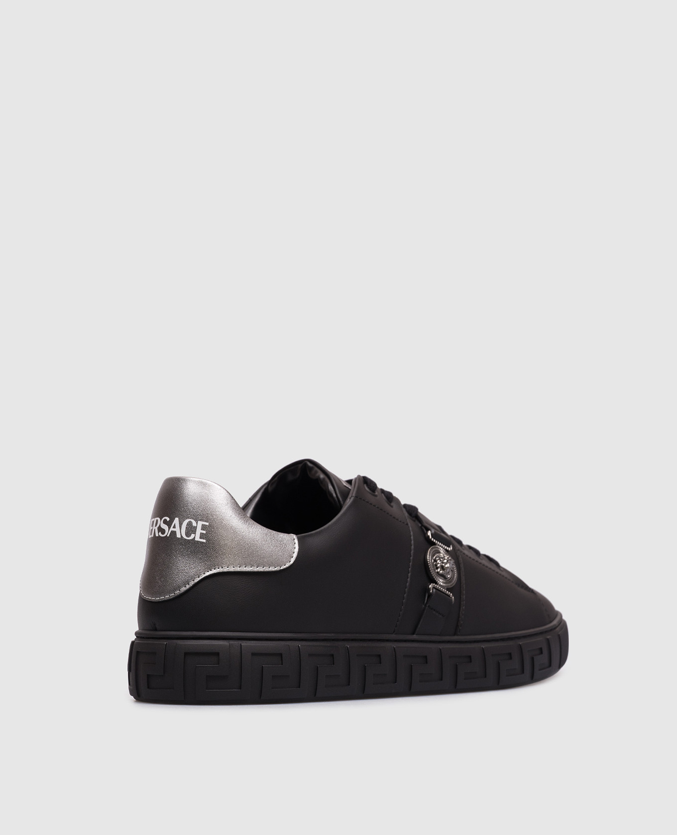 Black Greca sneakers Versace 3