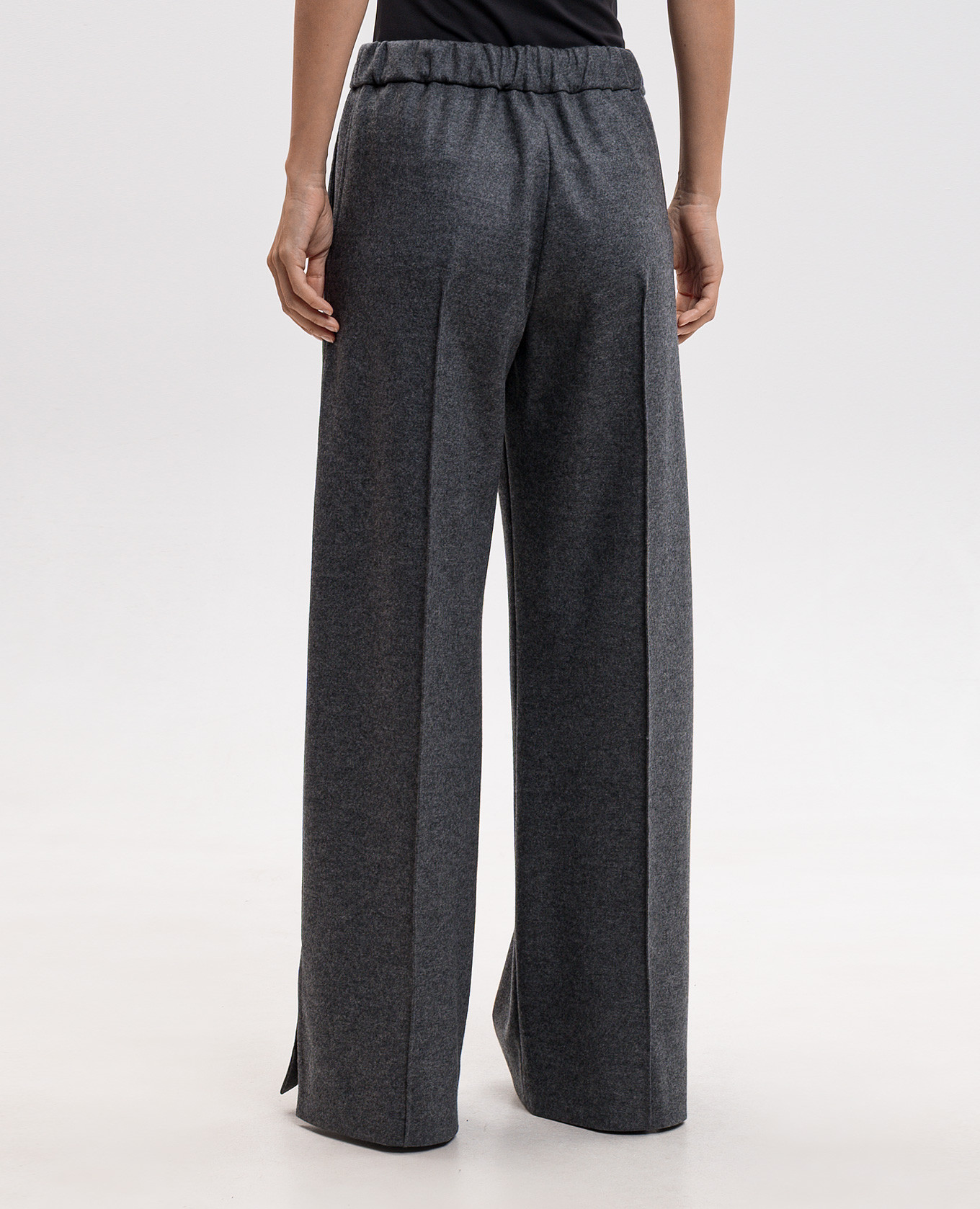 Gray wool pants Jil Sander 4