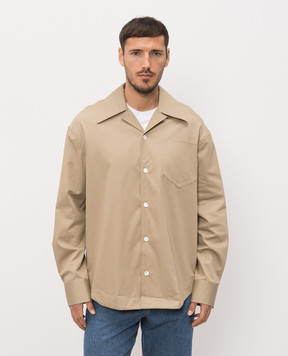 Ami Paris Beige shirt USH810CO0214