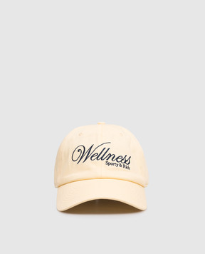 Sporty & Rich Yellow Avenue cap with embroidery AC04076083YE02