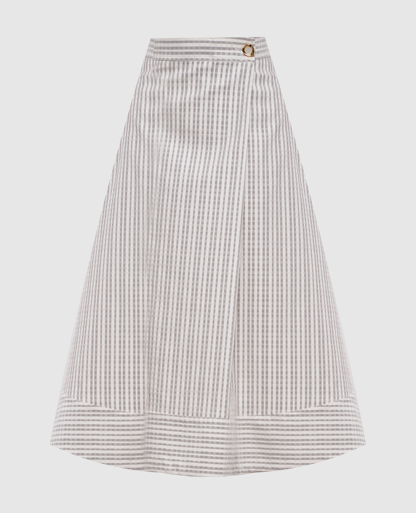

White striped midi skirt Agnona