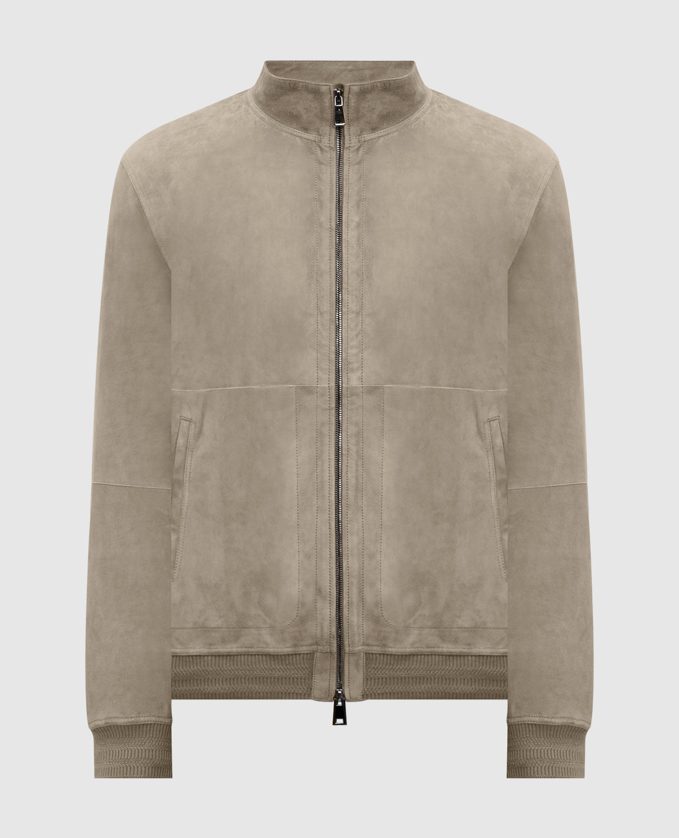 Khaki suede jacket