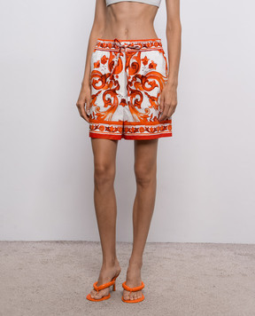Dolce&Gabbana Shorts with branded print FTDJVTGDDRD