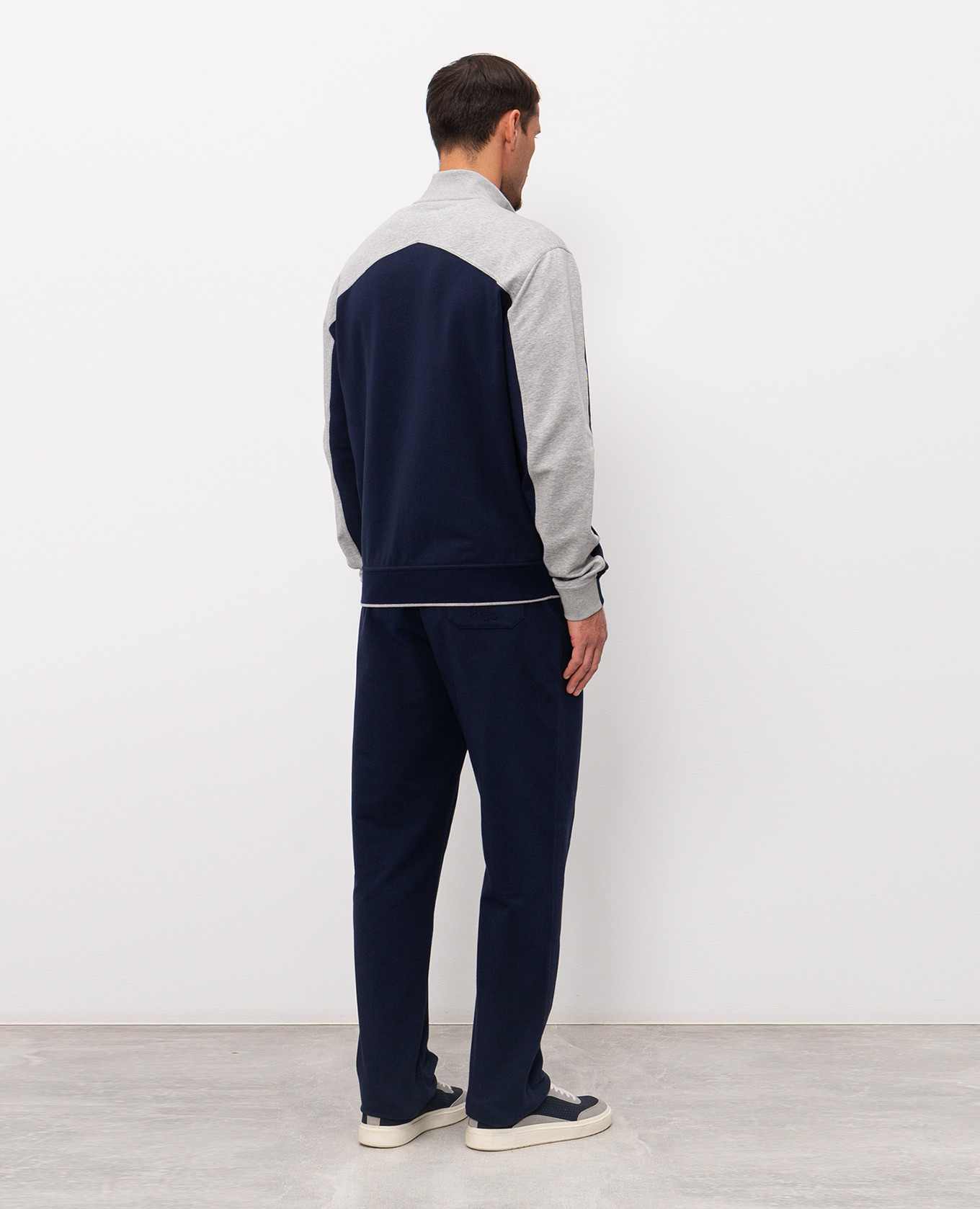 

Blue tracksuit with embroidery Stefano Ricci