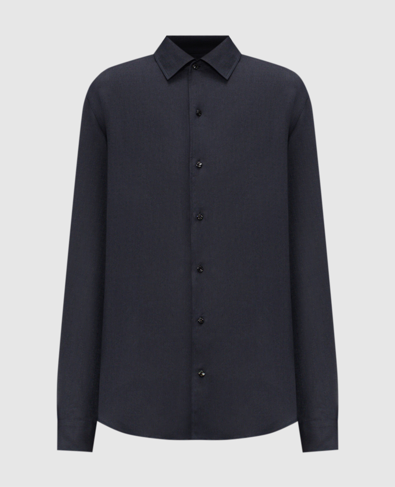 Blue linen shirt