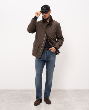 Peserico Blue jeans with a worn effect R54221L86Q04946