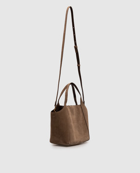 Brunello Cucinelli Brown suede bag Storial MBDLB2840