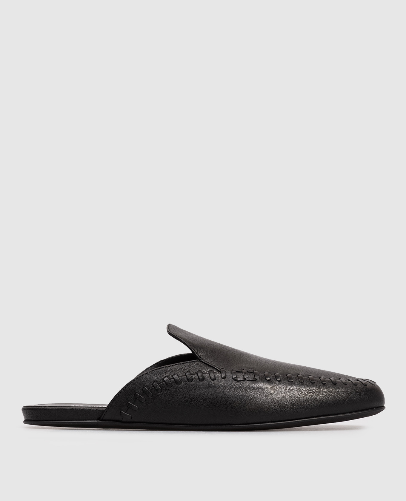 

Black leather Sika mules Ann Demeulemeester